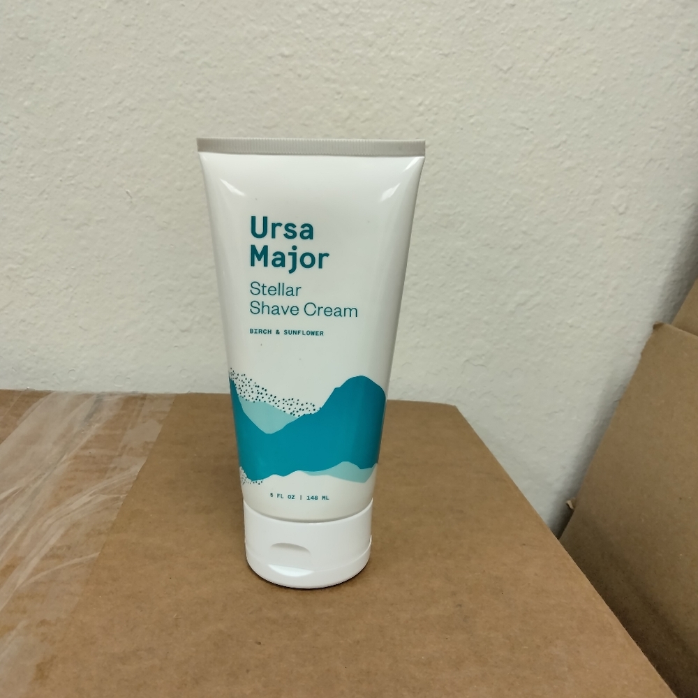 Ursa Major stellar shave cream Burch & sunflower